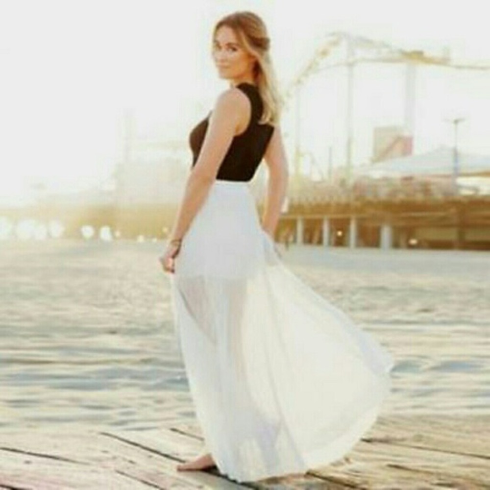 Lauren Conrad Garden Blooms Maxi Skirt XS